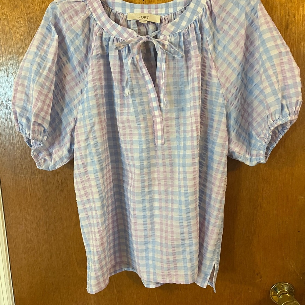Loft Lightweight Pastel Blouse-Large